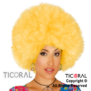 PELUCA AFRO SUPER AMARILLO HS7530-5 x 1